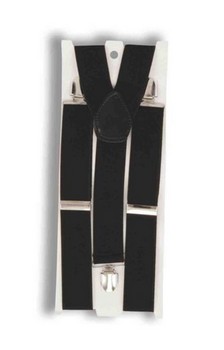 White Adult Costume Suspenders