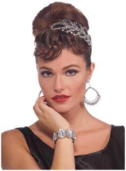 Vintage Hollywood Rhinestone Costume Bracelet