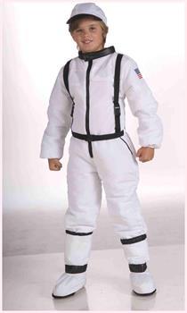 Space Explorer White Jumpsuit Astronaut Child Costume