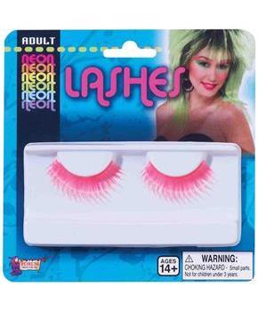 Tubular Neon Purple Costume Eyelashes