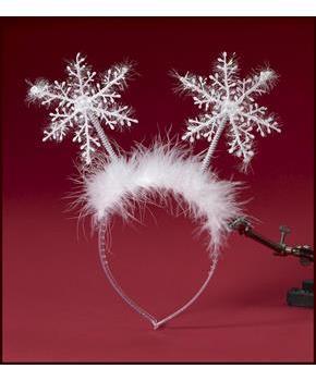 Snow Flakes Adult Headband