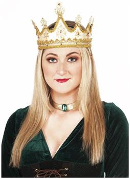 Golden Queen Adult Costume Crown