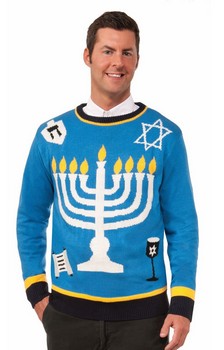 Outrageous Chanukah Holiday Sweater Adult