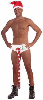 Men's Christmas Candy Cane Underwear