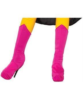 Superhero Pink Costume Boot Tops Adult