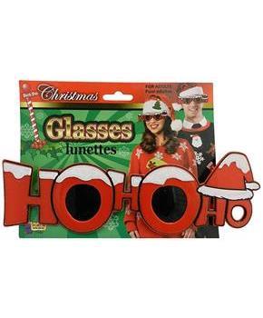 Ho Ho Ho Christmas Glasses