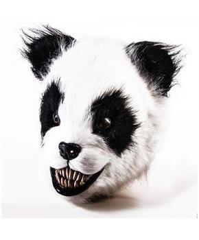 Scary Panda Latex Adult Costume Mask