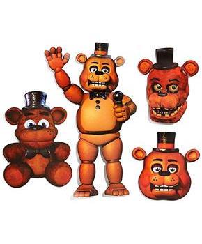 Five Nights At Freddy's 4-Piece Cutouts: Freddy
