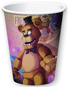 Five Nights At Freddy's 9oz Paper Cups 8ct