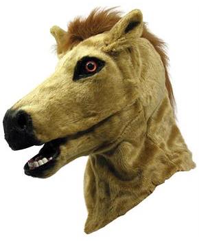 Moving Mouth Adult Mask, Horse