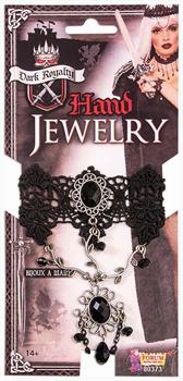 Dark Royalty Adult Costume Hand Jewelry