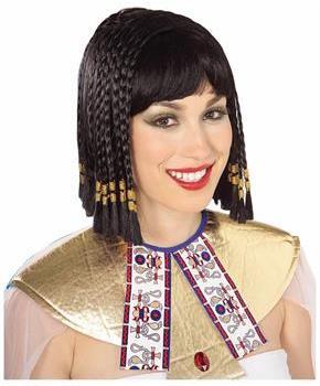 Queen Of The Nile Egyptian Cleopatra Adult Black Costume Wig
