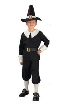 Thanksgiving Pilgrim Boy Costume Child