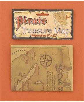 Pirate Treasure Map Costume Accessory