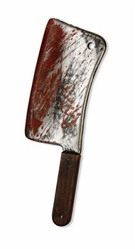 Bloody Cleaver Knife Halloween Costume Prop