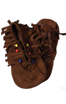 Native American Costume Moccasin Shoes Child