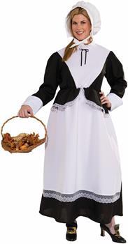 Thanksgiving Colonial Pilgrim Costume Dress Adult Plus