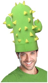 Green Cactus Adult Foam Costume Hat - One Size