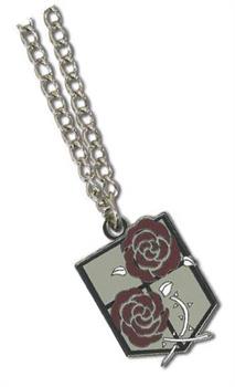 Attack On Titan Garrison Stationary Guard Emblem Metal Necklace