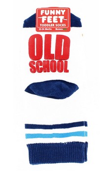 Funny Feet Toddler Socks: Old School Dinosaur