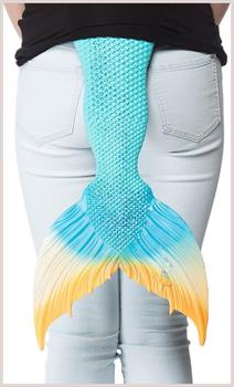 Supersoft Crystal Mermaid Clip-On Child Costume Tail