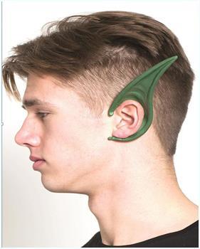 Cosplay Flexi Ears Costume Accessory Long Demon Green