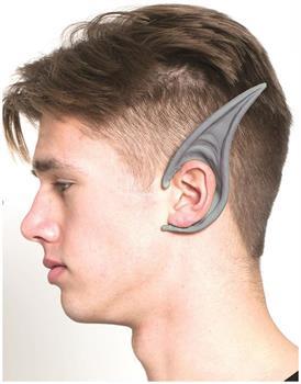 Cosplay Flexi Ears Costume Accessory Long Demon Grey