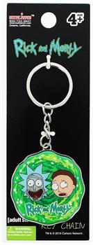 Rick and Morty Metal Keychain: Portal