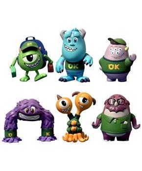 Monsters University 3" Cosbaby Figures, Set of 6