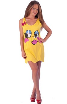 Ms. Pac-Man Character Adult Tank Dress