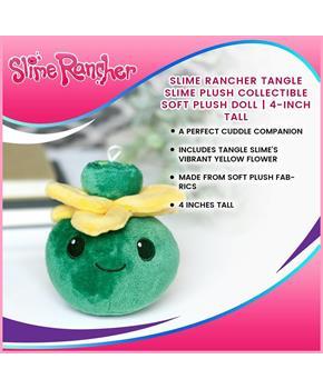Slime Rancher Tangle Slime Plush Collectible | Soft Plush Doll | 4-Inch Tall
