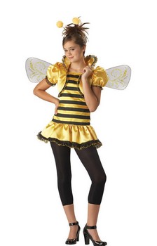 Honey Bee Girl Dress Designer Costume Child