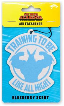 OFFICIAL My Hero Academia Air Freshener | Features All Might | Blueberry Scented