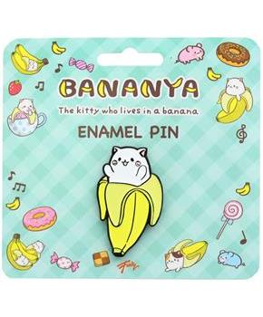 Bananya Kitty Enamel Pin Collector Pin