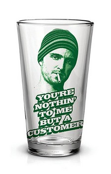 Breaking Bad Jesse Just A Customer 16oz Pint Glass