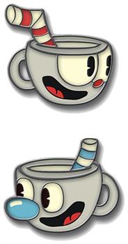 Cuphead Collectible Pin 2-Pack, SDCC '17 Exclusive