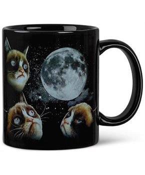 Grumpy Cat Moon Heat Sensitive Color Changing Coffee Mug