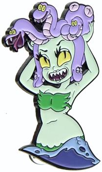 Cuphead Medusa Enamel Collector Pin