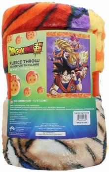 Dragon Ball Super 45"x60" Goku Fleece Throw Blanket