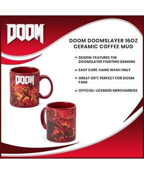 DOOM Doomslayer 16oz Ceramic Coffee Mug