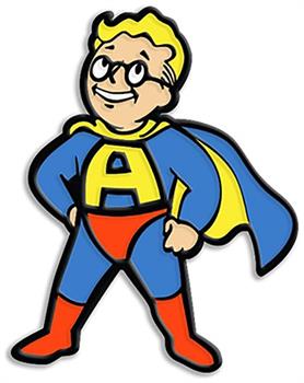 Fallout Action Boy Collectible Pin, NYCC '17 Exclusive