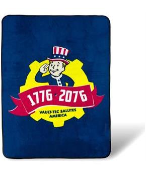 Fallout 76 Tri-Centennial Vault-Tec Large Fleece Throw Blanket | 45 x 60 Inches
