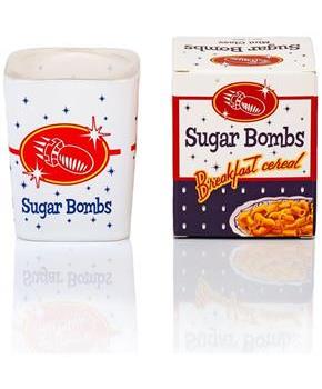 Fallout Sugar Bombs Breakfast Cereal Square Shot Glass | 2 Ounce Shot Glass
