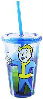 Fallout Vault Boy 16oz Carnival Cup w/ Molded Ice Cubes