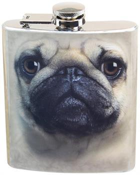Pug Face 7oz Flask