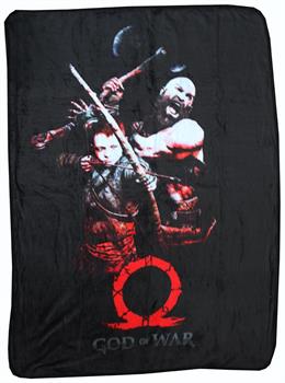 God of War (2018) Kratos & Son 45"x60" Fleece Throw Blanket