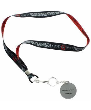 God of War 2018 Logo Lanyard with ID Tag and Charm