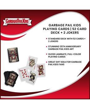 Garbage Pail Kids Playing Cards Designed By Hydro74 | 52 Card Deck + 2 Jokers