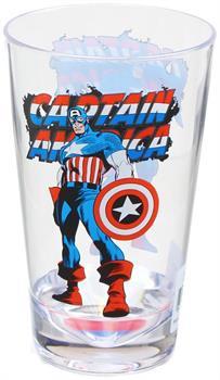 Marvel Retro Captain America 16oz Shatter-Proof Acrylic Cup
