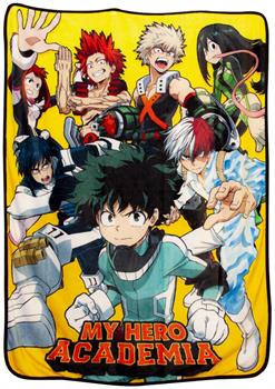 My Hero Academia Superheroes Lightweight Fleece Throw Blanket | 45 x 60 Inches